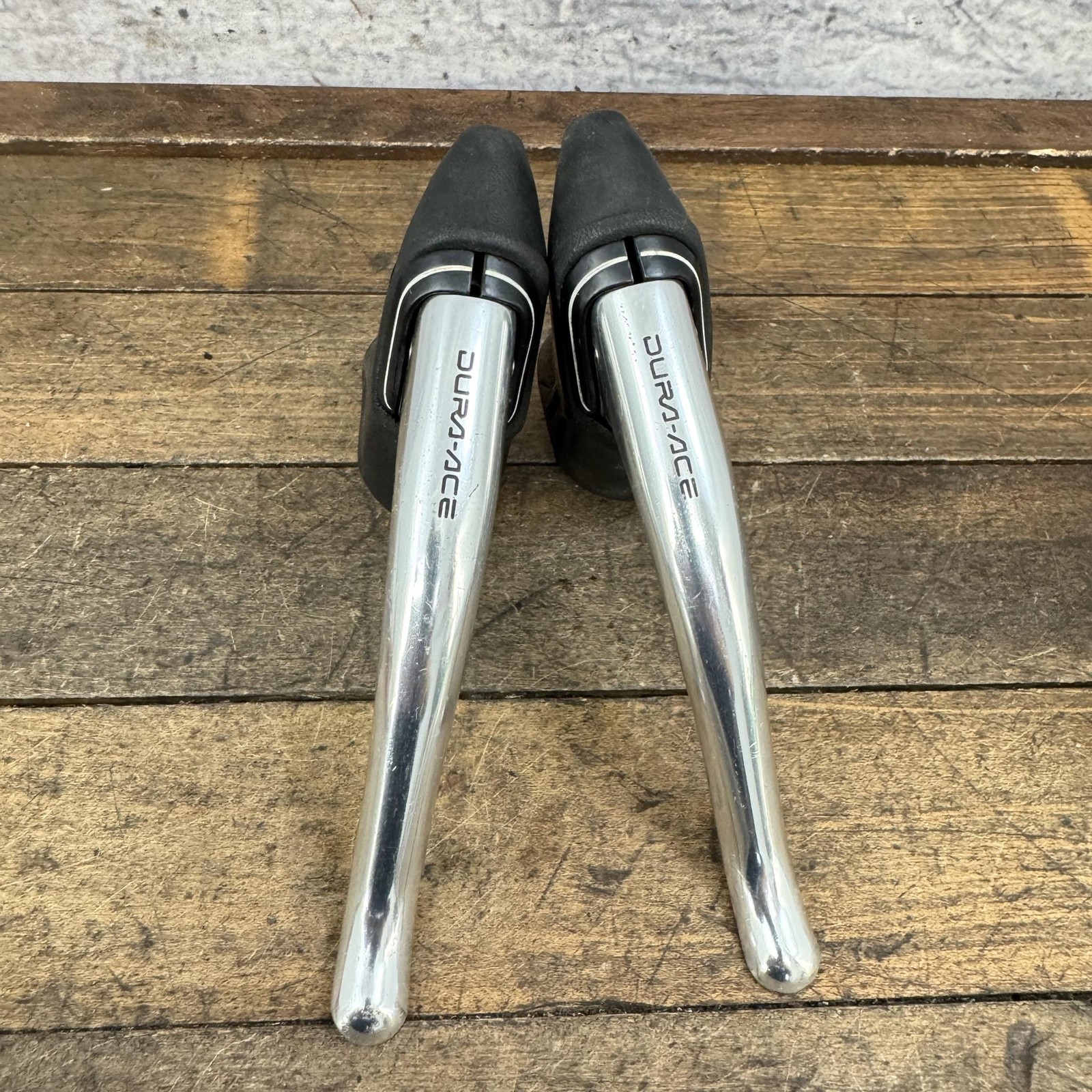 Vintage Shimano Dura-Ace Brake Levers Pair Non-Aero 23.8mm Drop Bar 80s 7400