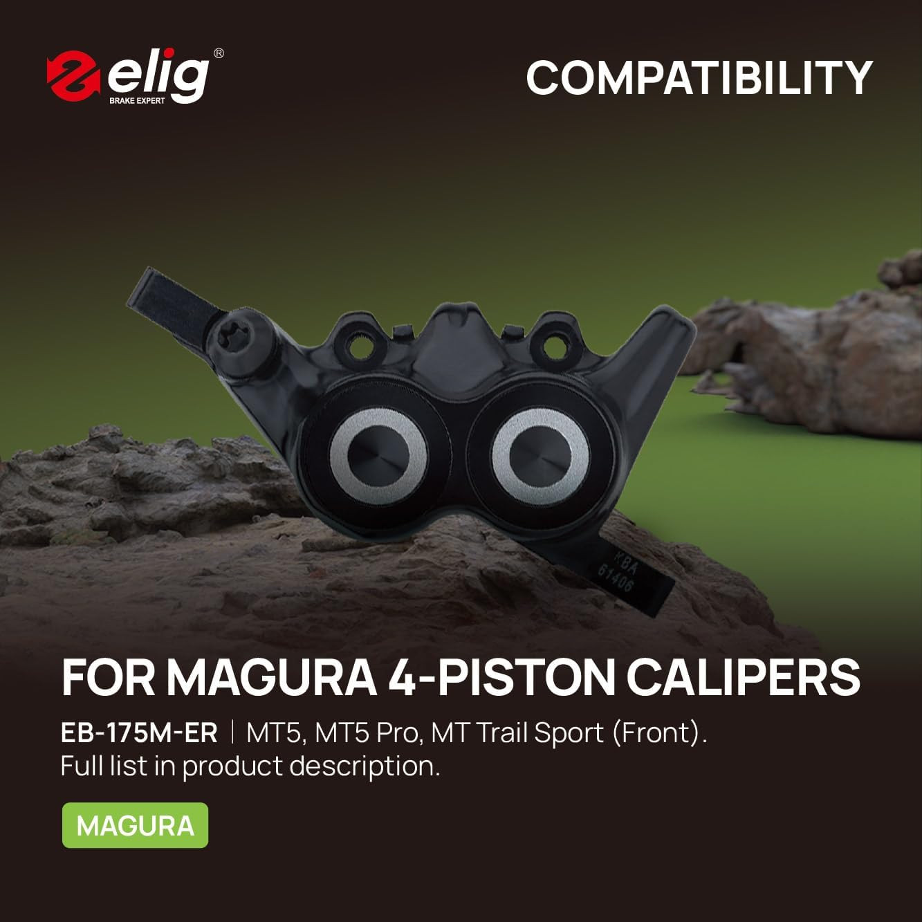 Bike Disc Brake Pads for Magura 4-Piston MT5, MT5 Pro, MT Trail Sport｜S-Pedelec/