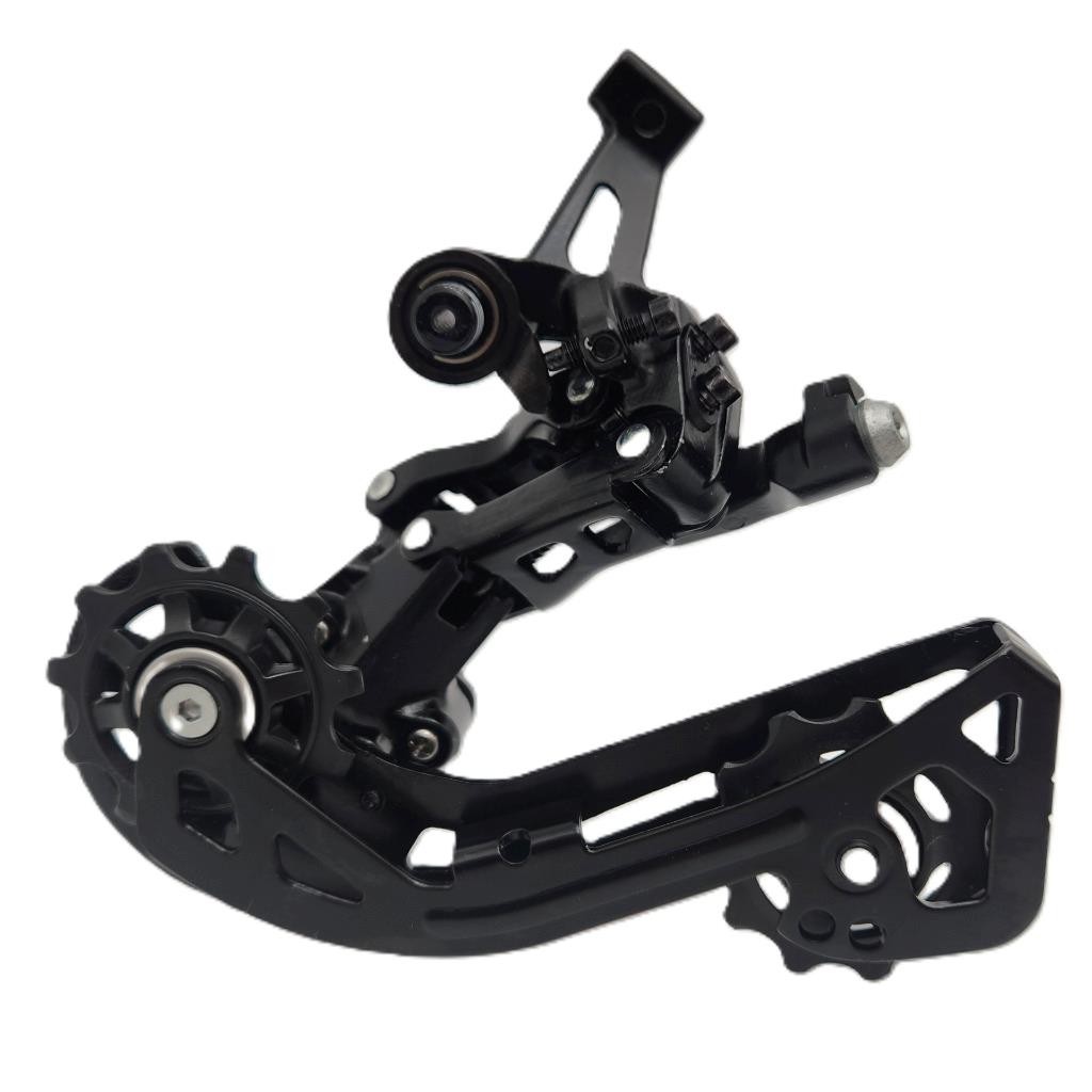 microSHIFT ADVENT 9 Speed Medium Cage Rear Bicycle Derailleur With Clutch Black