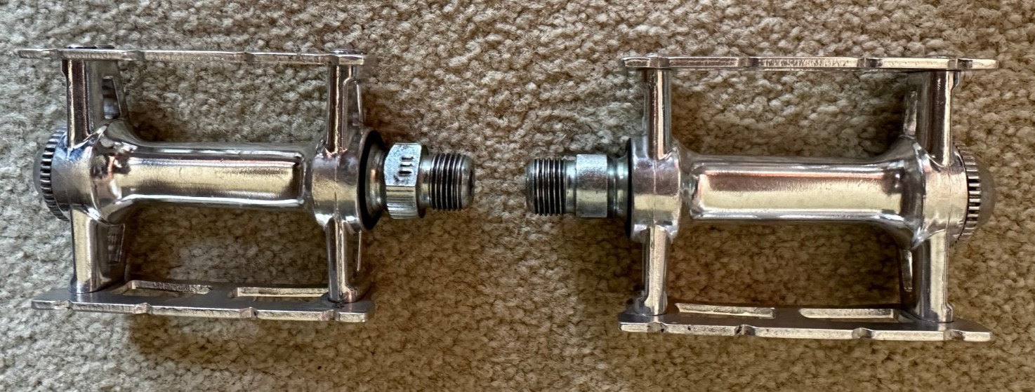 MKS Sylvan Cage Style Road Touring Pedals Made In Japan 9/16 Pair