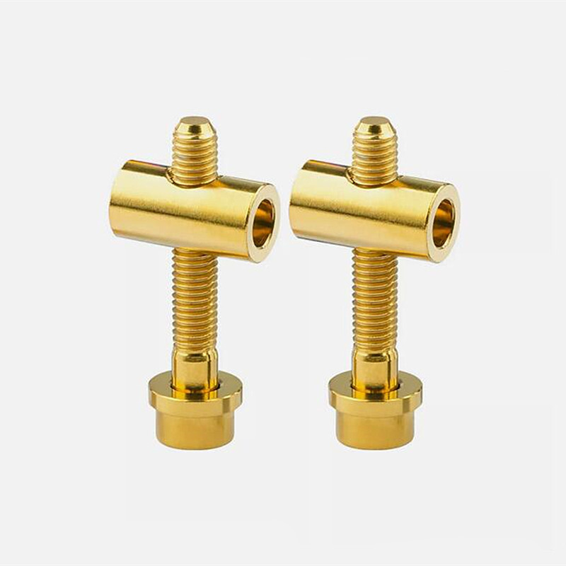 Titanium Bolt M5x30 40mm Bike Seat Post Fixed Ti Screw for Bicycle Seatpost 2pcs