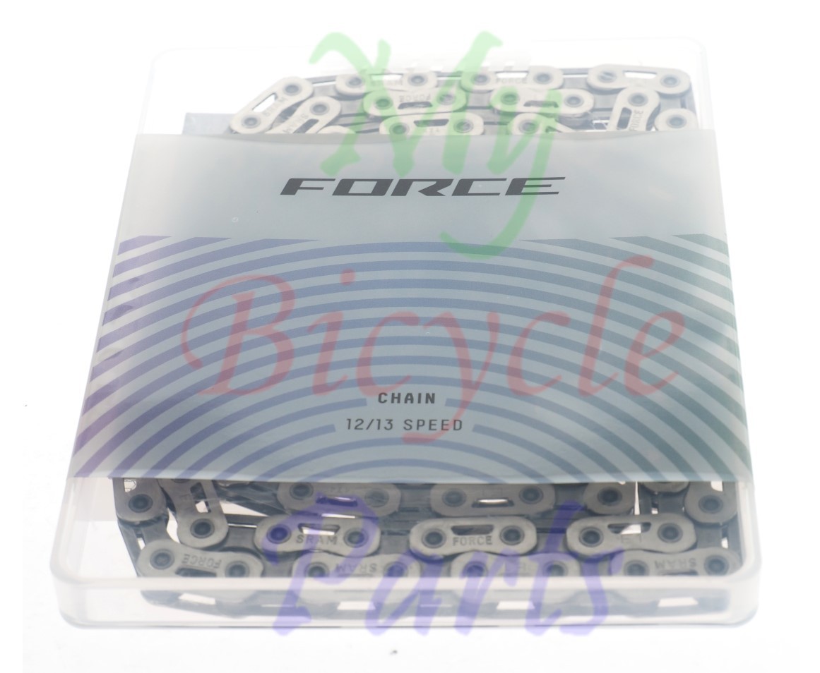 SRAM FORCE AXS E1 12S/13S Chain Flattop 126 Links w/Connector Silver