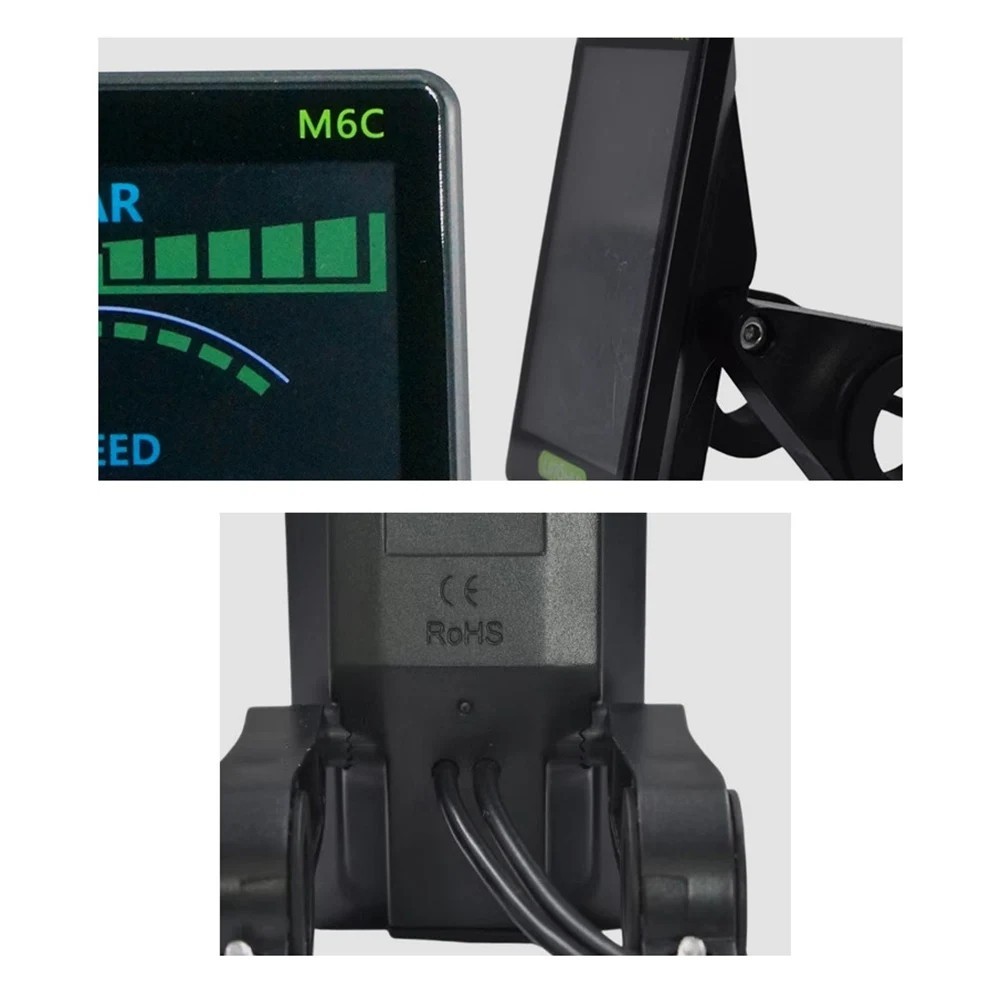 24V 36V 48V 60V M6C Electric Bike LCD Display Meter Color Screen 5pin UART2 US