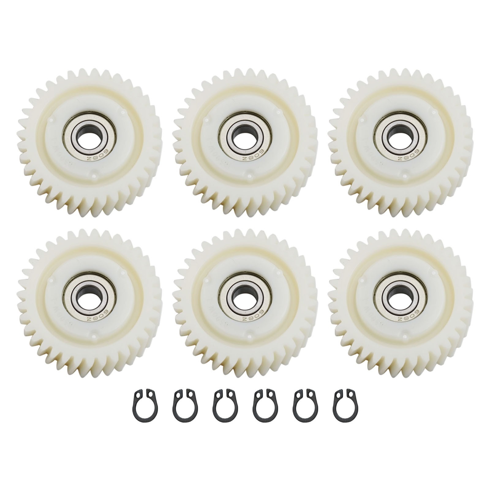 6PCS E-Bike 31T/35T/36T Nylon Gear Hub Motor Planetary Gear 608 Bearing
