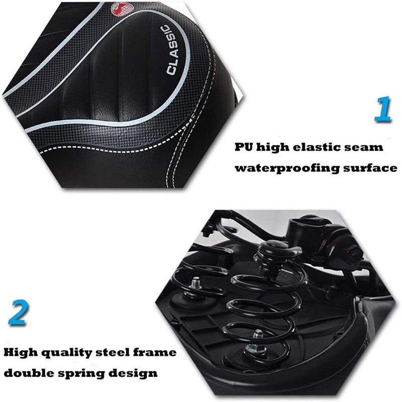 Comfort Wide Big Bum Soft Gel Cruiser Bike Saddle Bicycle Seat Air Cushion Pad