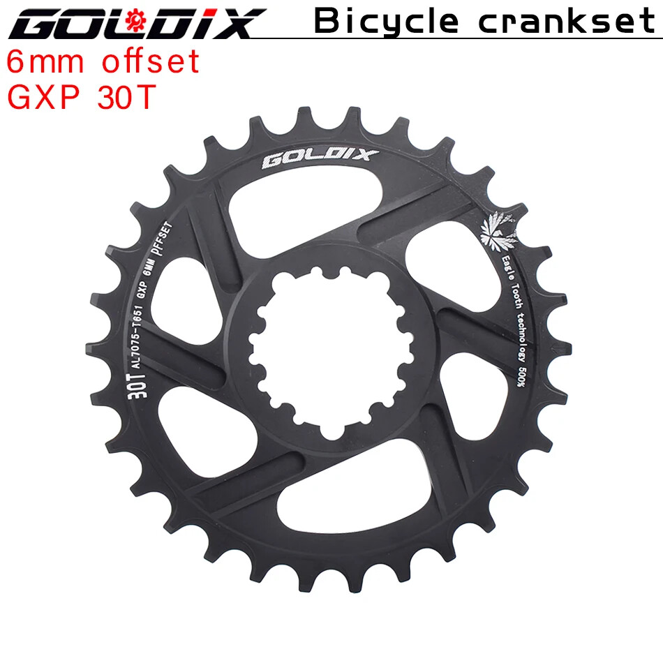 MTB Bike Chainring Chainwheel 0mm 3mm 6mm Offset 30T 38T SRAM 3Bolt Direct Mount