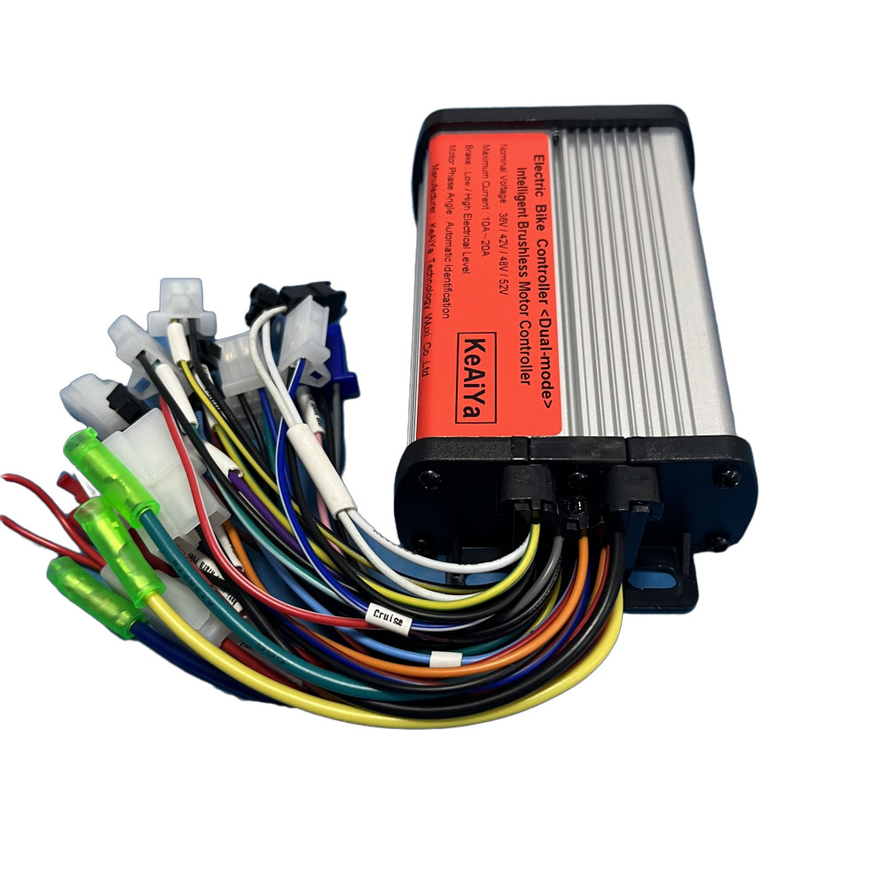 Ebike Controller 36v 42v 48v 52v 10A 20A Electric Scooter Bicycle Bike 250W 350W