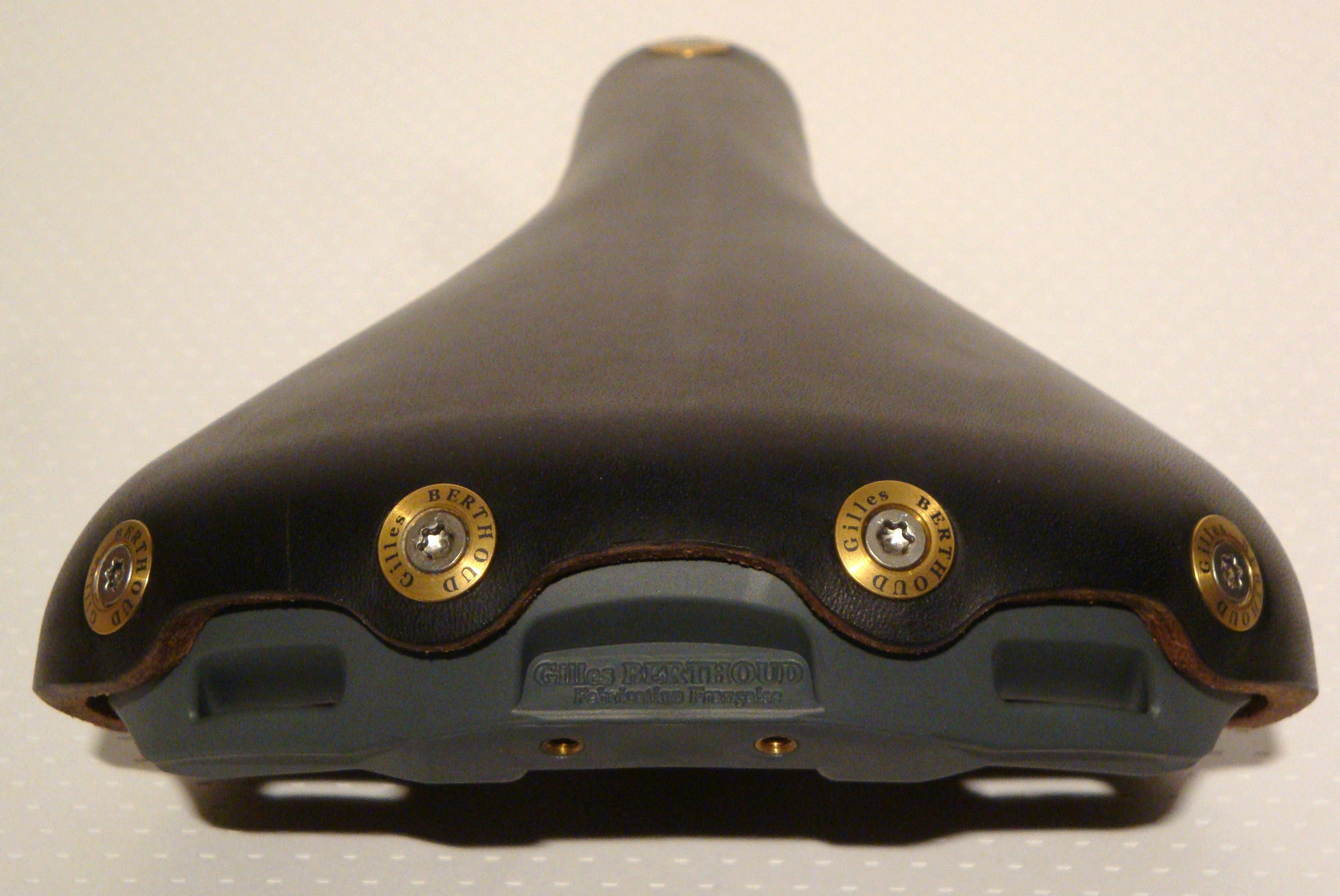 NEW GILLES BERTHOUD SADDLE SEAT MARIE BLANQUE BLACK MADE IN FRANCE IDEALE BROOKS