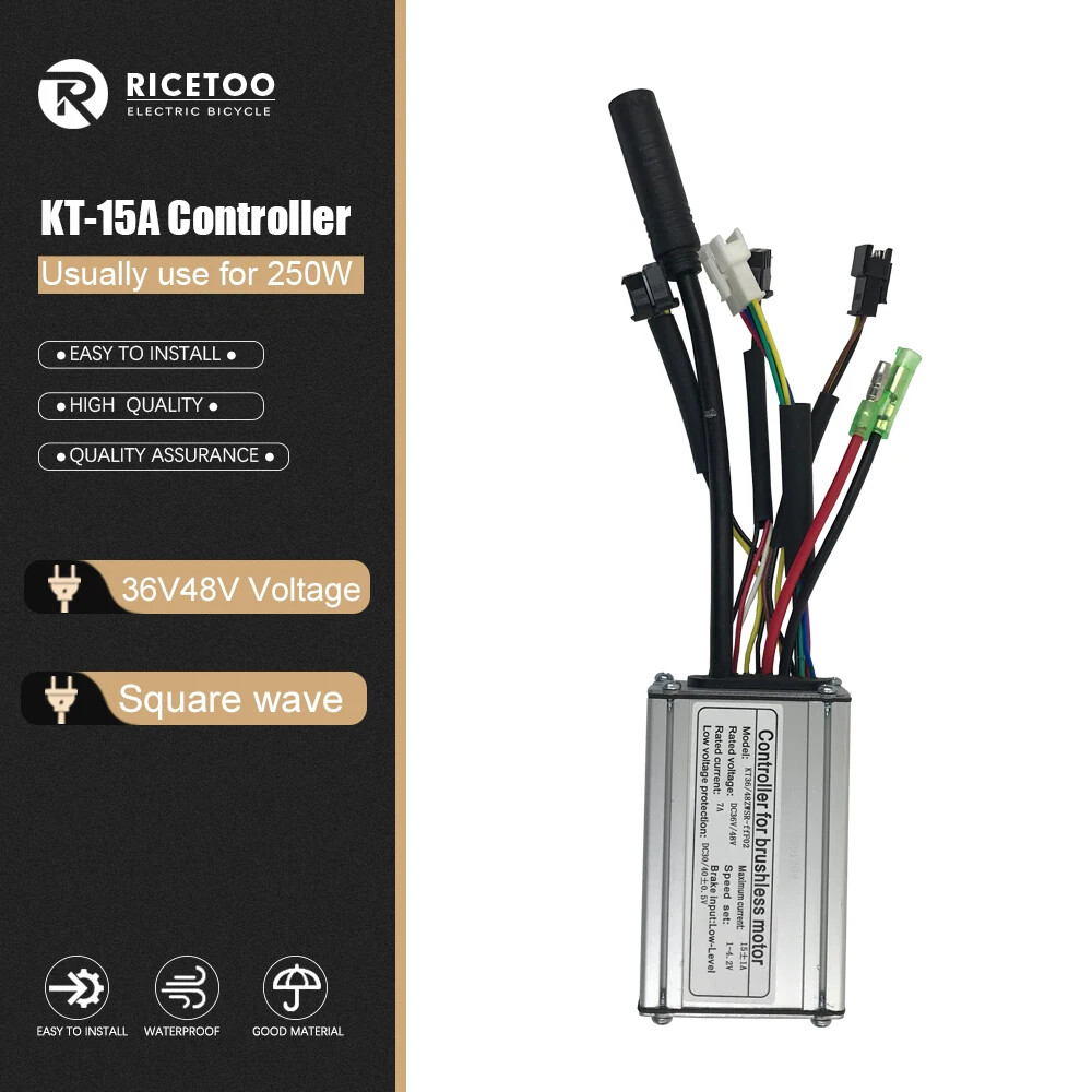 250W-3000W E-bike Controller 15A-50A Sinewave SquareWave Controller Motor