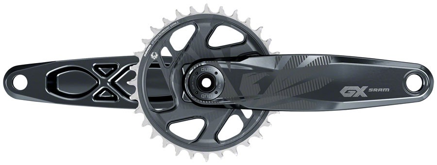 SRAM GX Eagle Fat Bike Crankset 175mm 12-Speed 30t Direct Mount DUB 190mm Rear