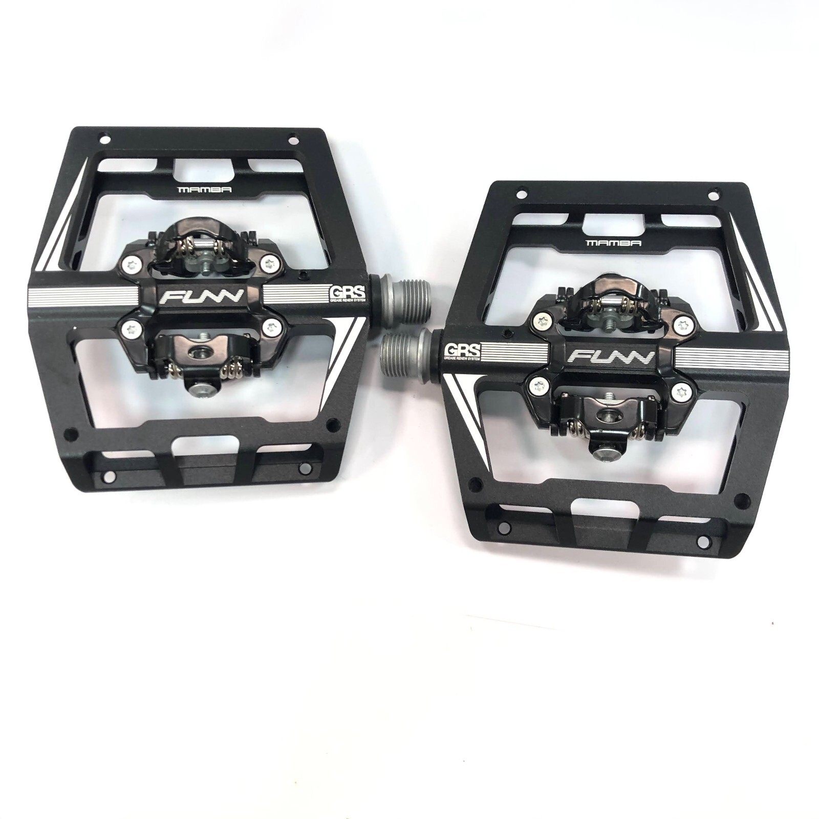 Funn Mamba Double-Sided Clipless Pedal,9/16-inch CrMo Axle(Black)- Nearly New