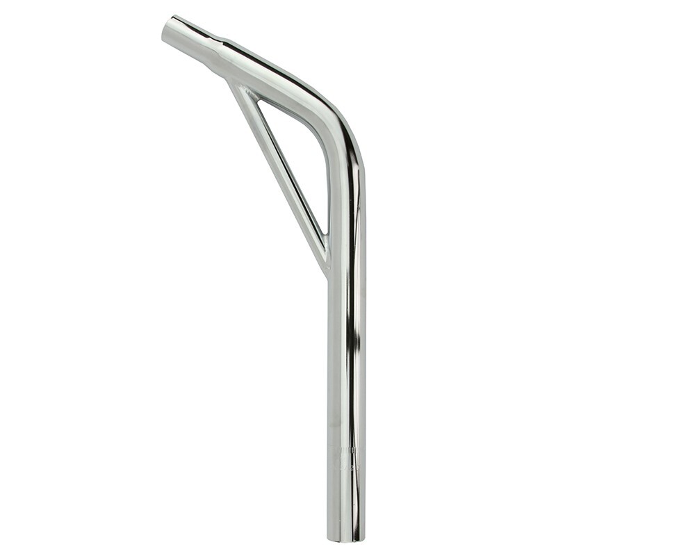 ALTA 27.2MM STEEL SEATPOST LAYBACK SUPPORT MTB BMX CRUISER 7/8″SADDLE CHROME
