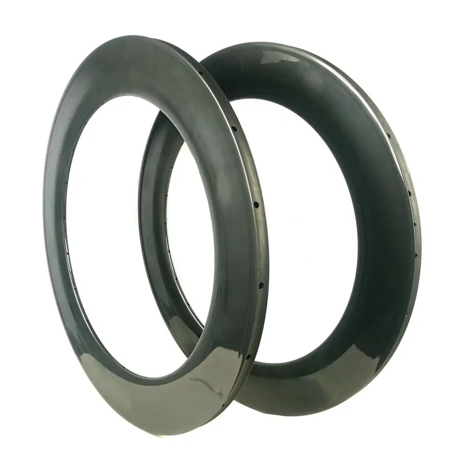 Road Bike 700C Full Carbon Fiber Rims 23/25mm Width Depth 88mm Clincher Rings
