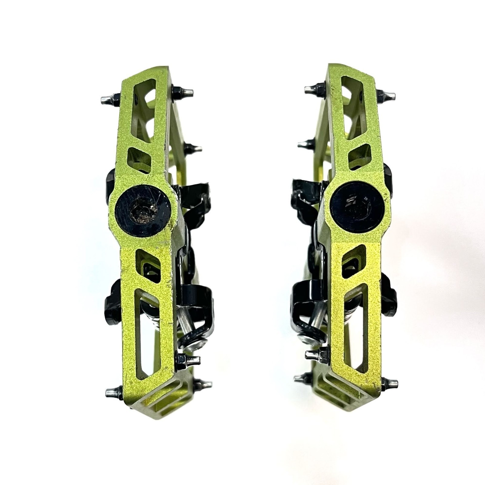 Funn Mamba S Double-Sided Clipless Pedal,9/16-inch CrMo Axle(Green)-Used