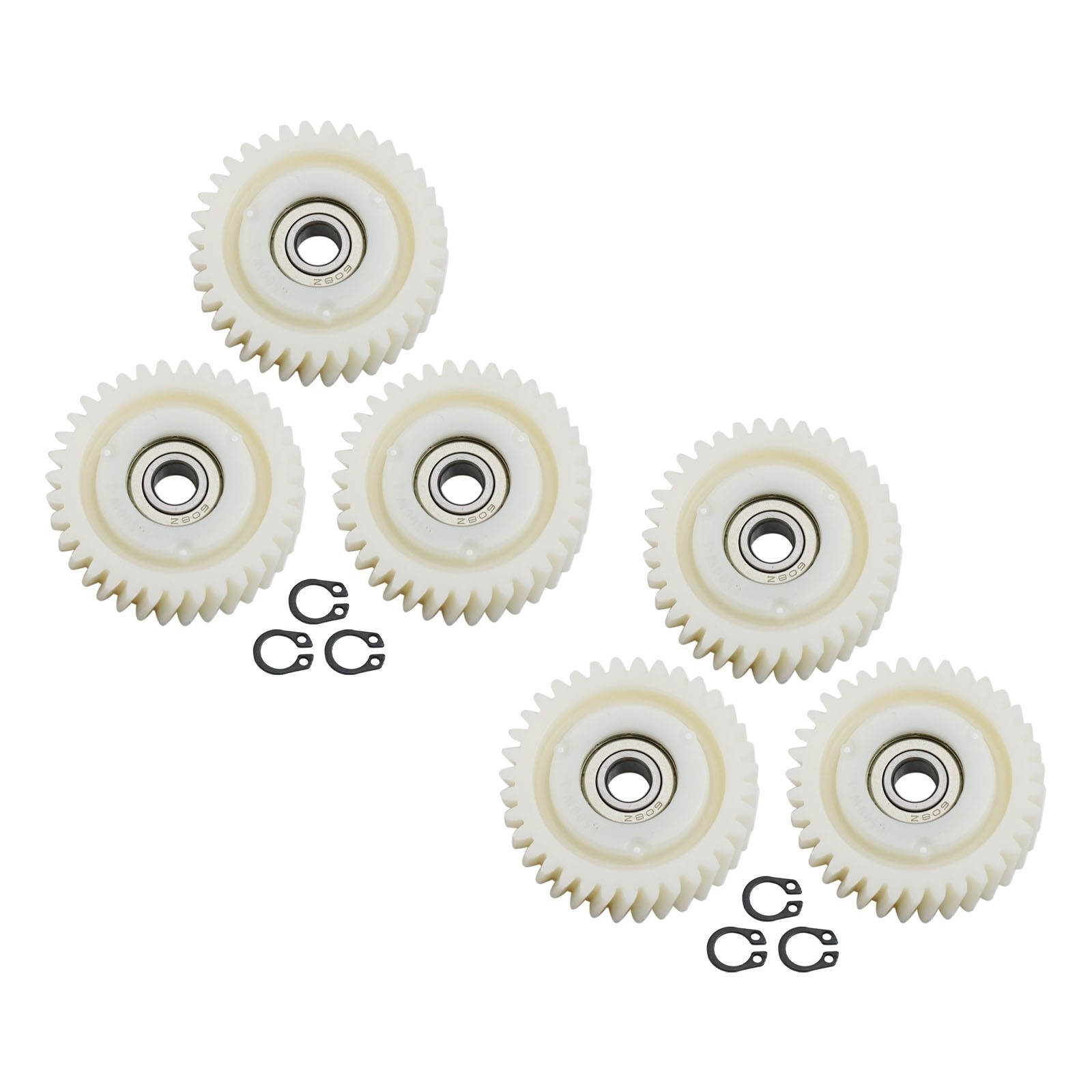 6PCS E-Bike 31T/35T/36T Nylon Gear Hub Motor Planetary Gear 608 Bearing