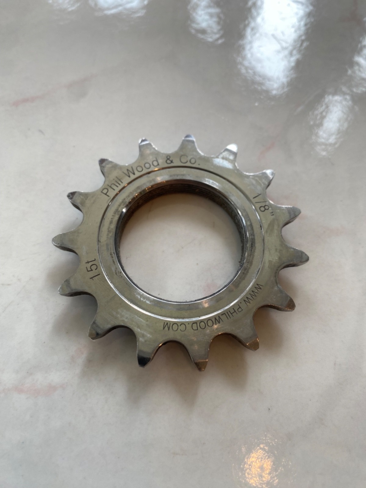 Phil Wood & Co 1/8″ 15t Track Cog