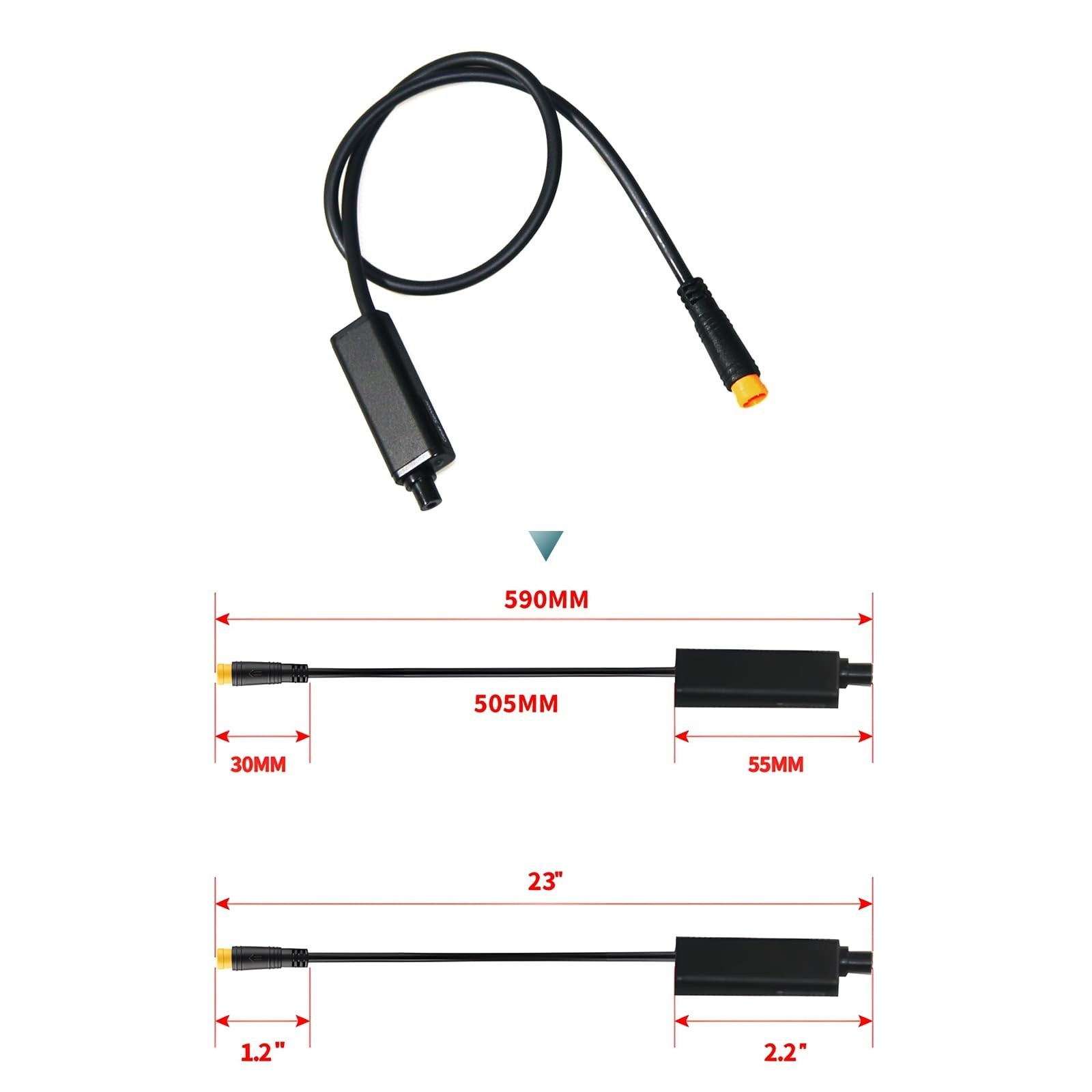 Electric Bike Gear Shift Sensor 3Pin Cable for BBS01B BBS02B BBSHD Mid Drive eBi