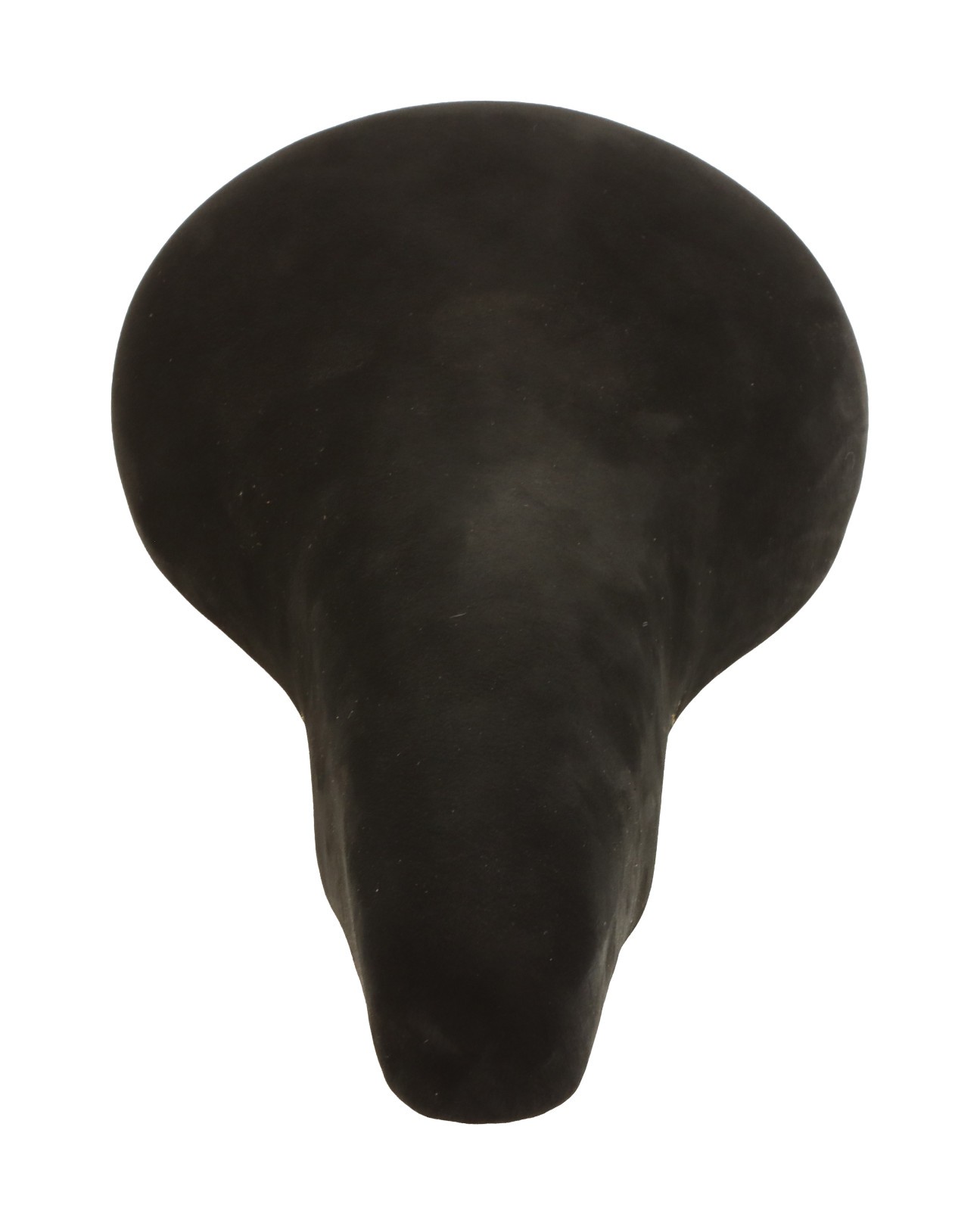 Kashimax KX-4A Saddle Steel Rails Black Suede Leather Padded NOS NEW