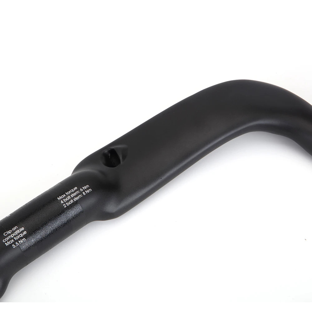 Carbon Fiber Gravel Bike Handlebar Big Flare Bar 370/390/410mm 30 Degrees