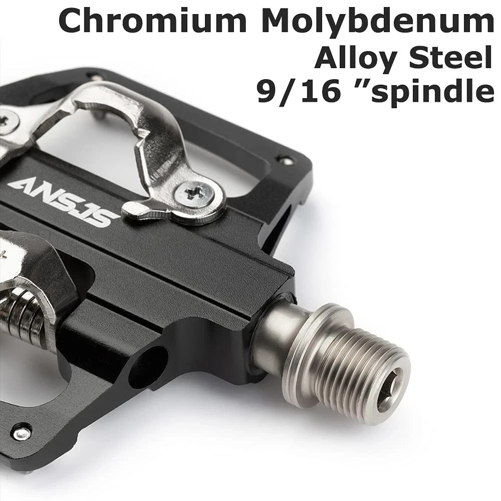 MTB Dual Function Pedals SPD Clipless Platform Mountain Bike Clip Cycle