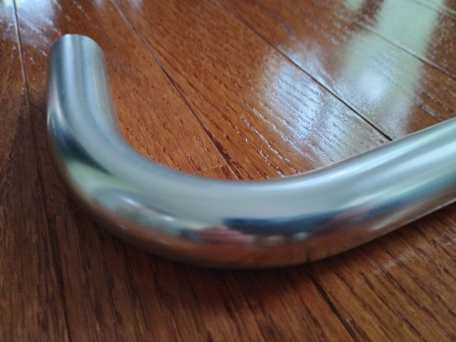 NITTO B263 Bullhorn Bar, 420 Length, 0 Drop, 112 Reach, φ25.4 Clamp, Silver NOS