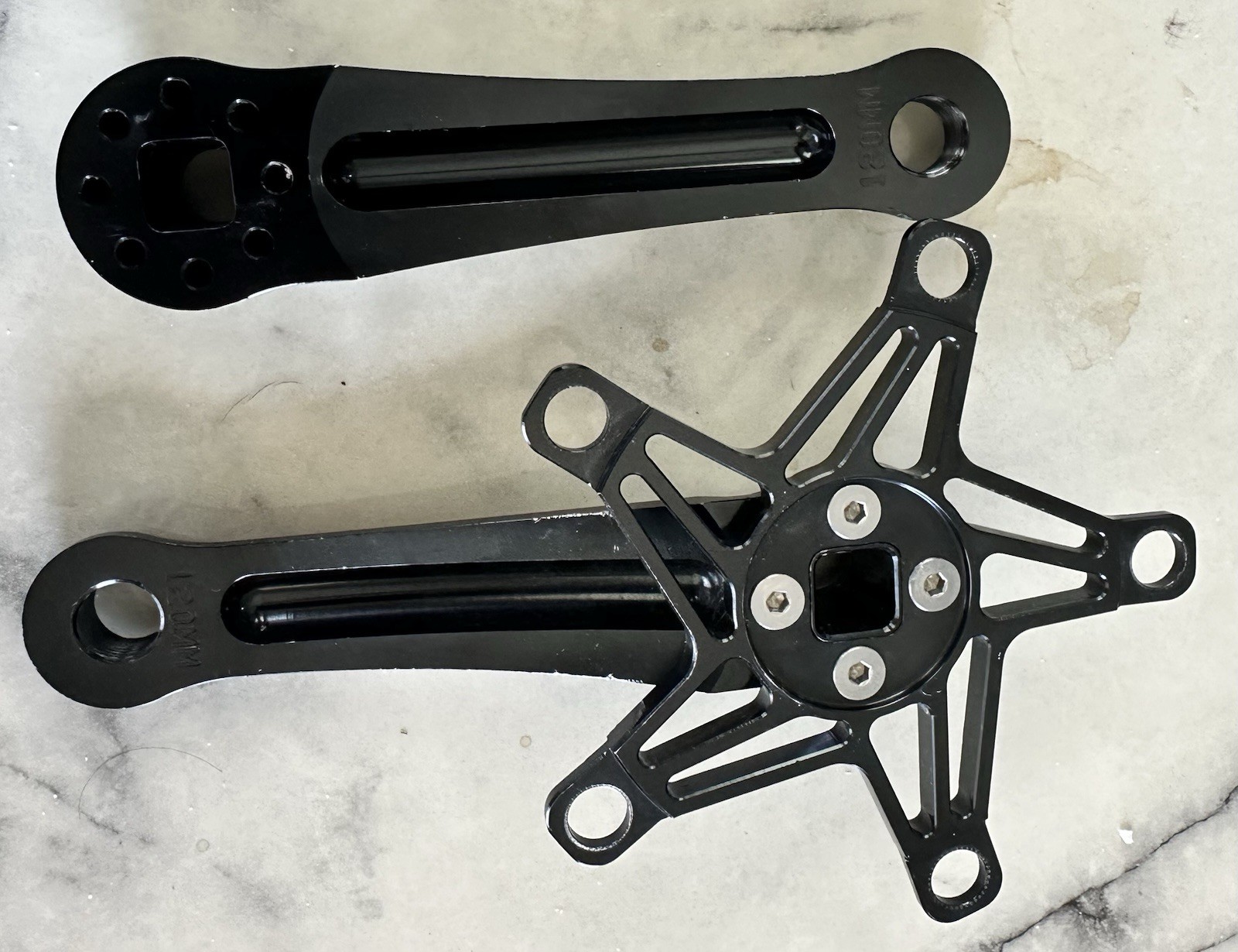 Answer BMX 125 mm Mini Alumilite Cranks – Black