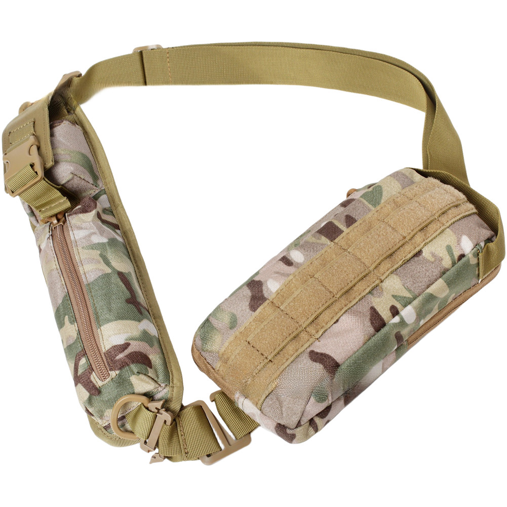 Polyester Waist Pack for Men Women For Cycling Outdoor Sports 6.69×13.78 Inch
