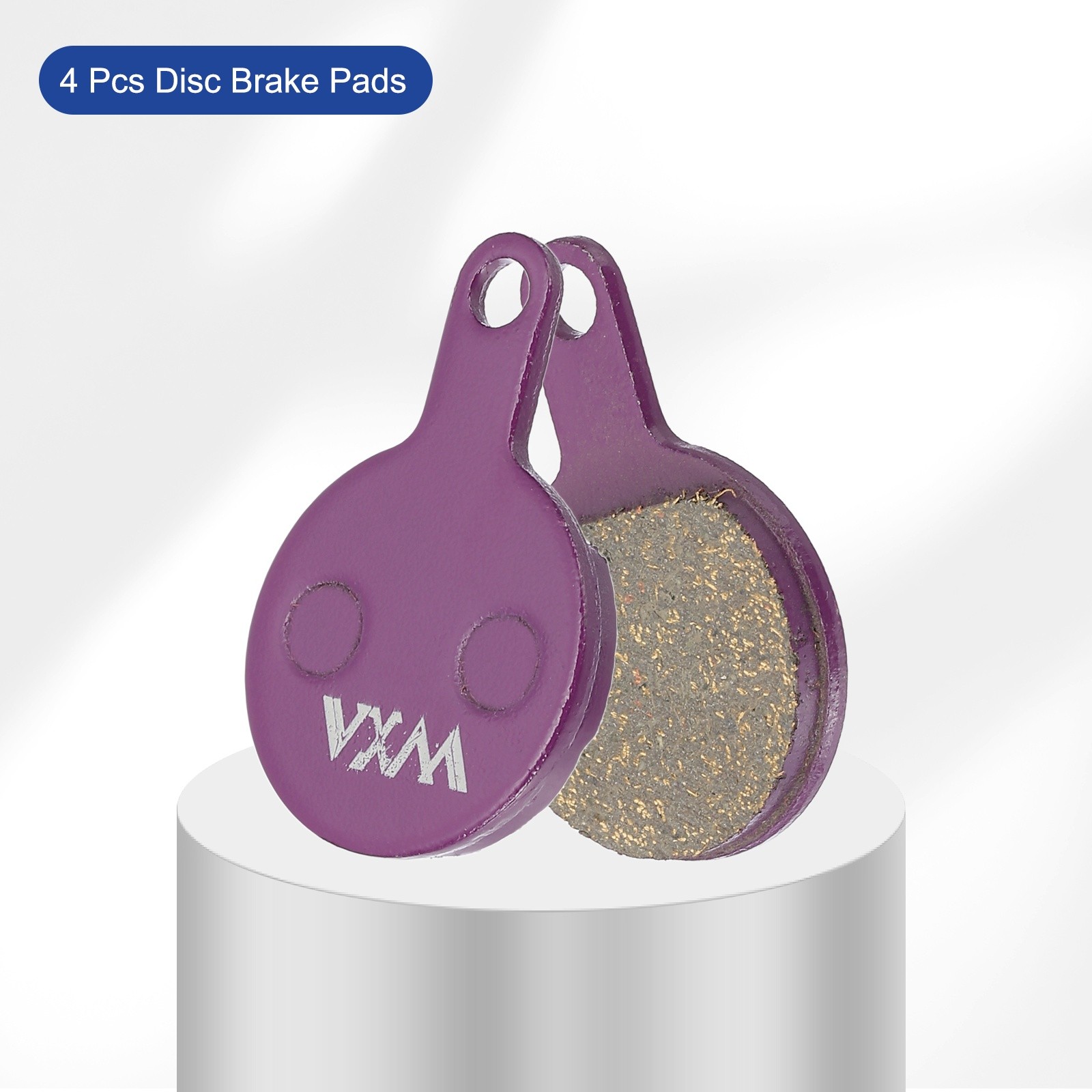 4set Disc Brake Pad 0.89″ x 1.33″ Bike Brake Pads, Purple