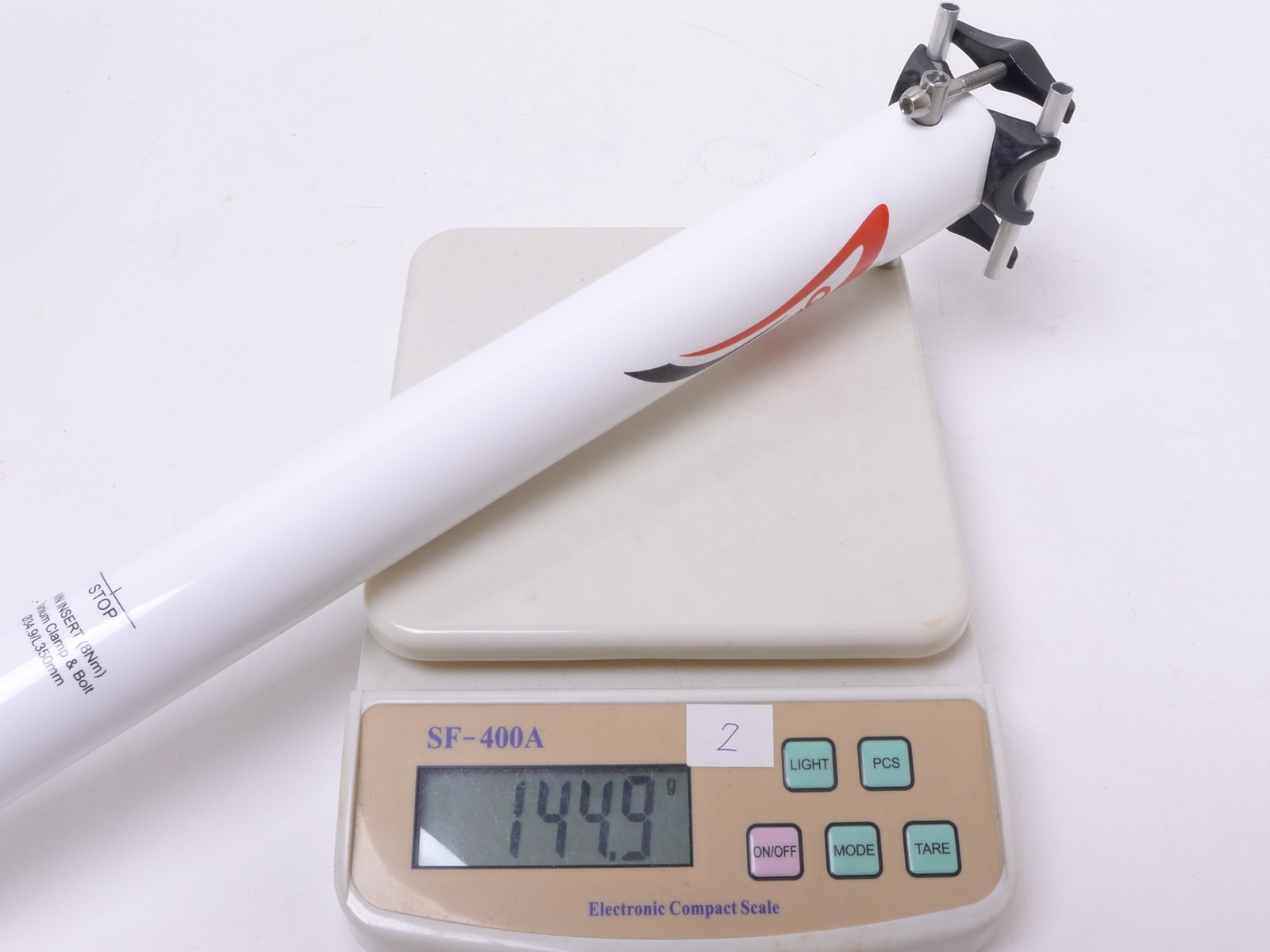 mr-ride 145g,34.9×350 Climax SP02B 3K gloss carbon Seatpost Road MTB Bike White