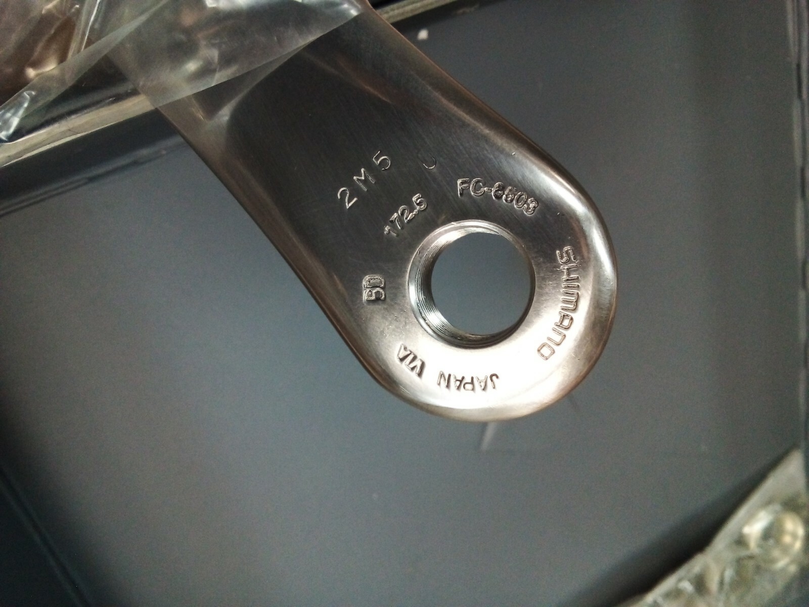 Shimano Ultegra model FC6503 front chainwheel set.