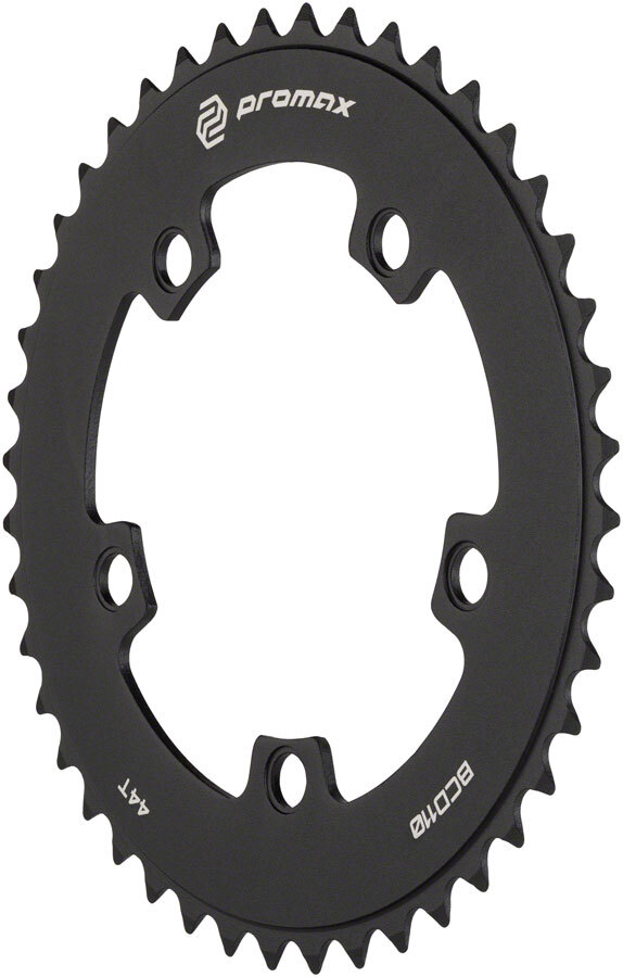 Promax 5-Bolt Chainring – 44t, 110 BCD, Black