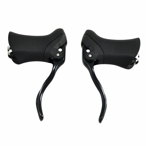 TEKTRO RL340 Brake Lever Set Road Bike 23.8mm & 24.2mm Rubber Hood Brake ,BK