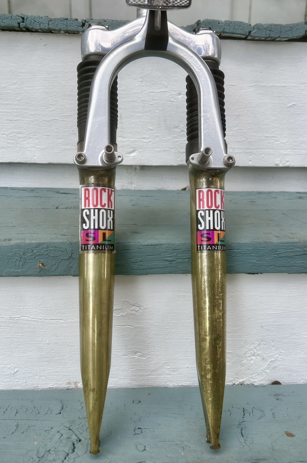 RockShox Titanium SL Mag 21 Suspension Fork Vintage Mountain Bike Yeti Ritchey