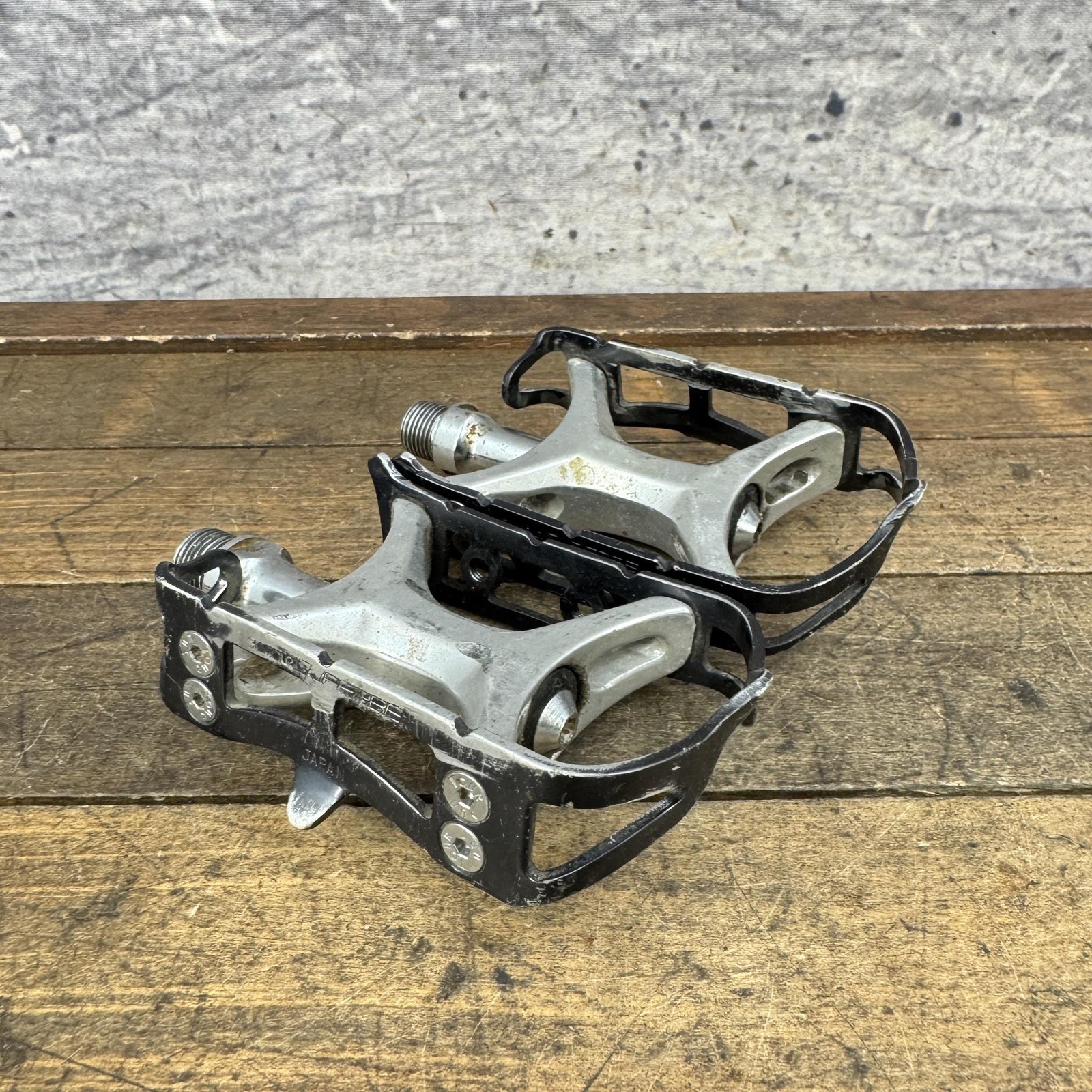 Vintage Suntour Superbe Pedals 9/16 In 80s SUN TOUR Cage Bolts Road Bike Black