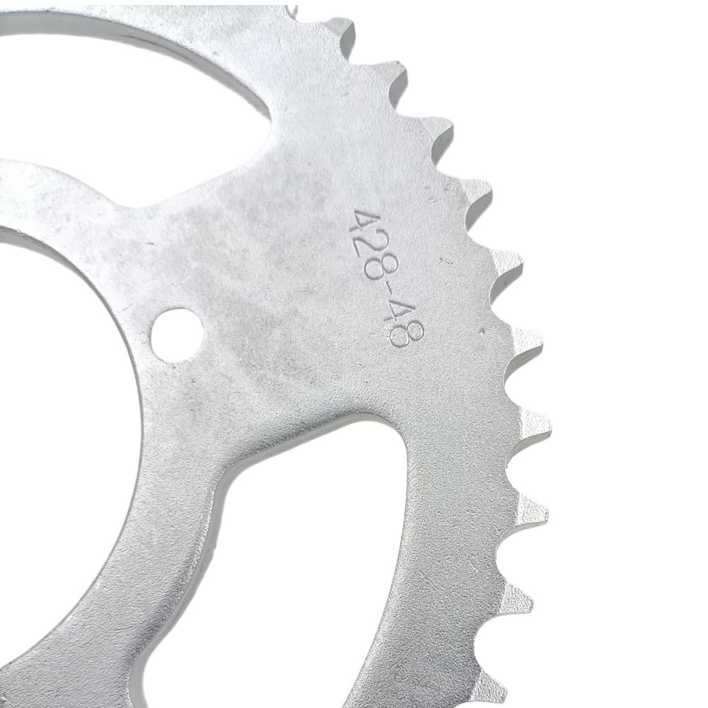 Ztdzzh 48 Tooth Rear Chain Sprocket Id 76Mm For 428 Chain 50Cc 70Cc 90Cc 110Cc
