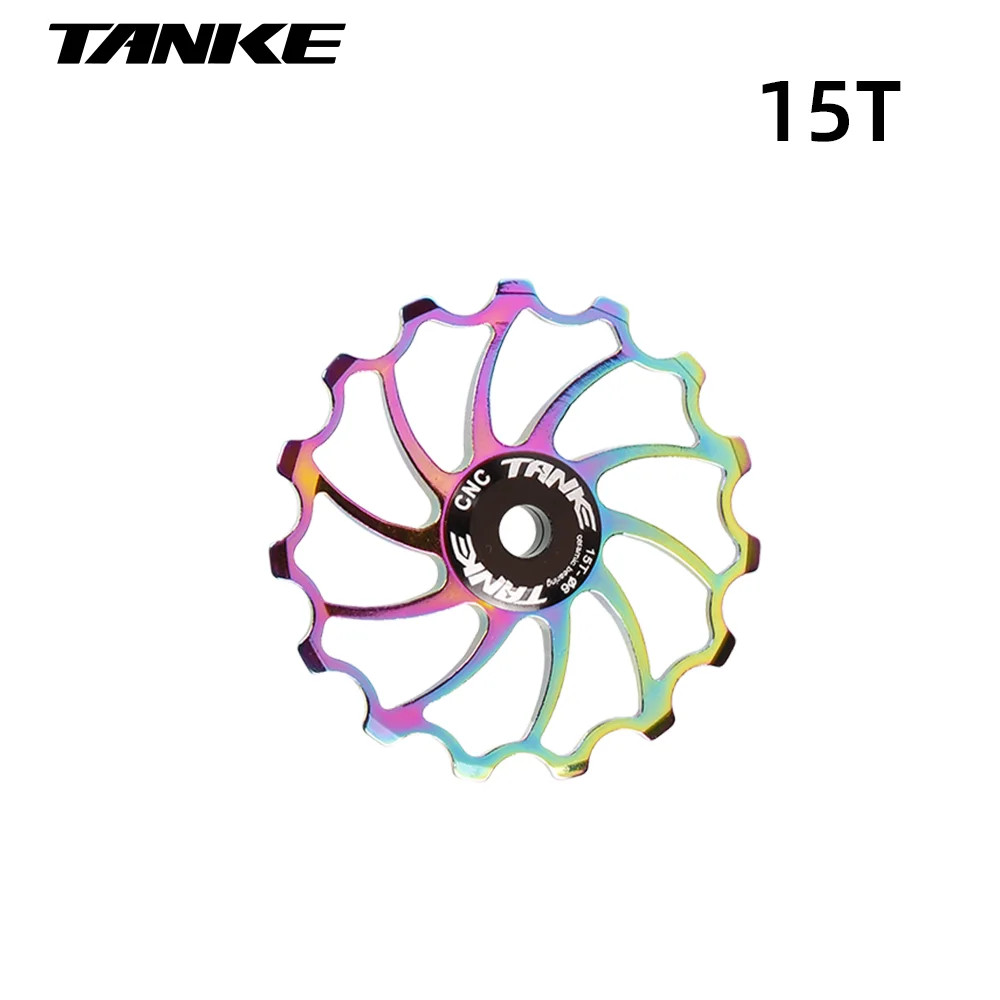 MTB Bike Jockey Wheel Ceramic Bearing AL7075 CNC 11T 13T 15T 17T Pulley