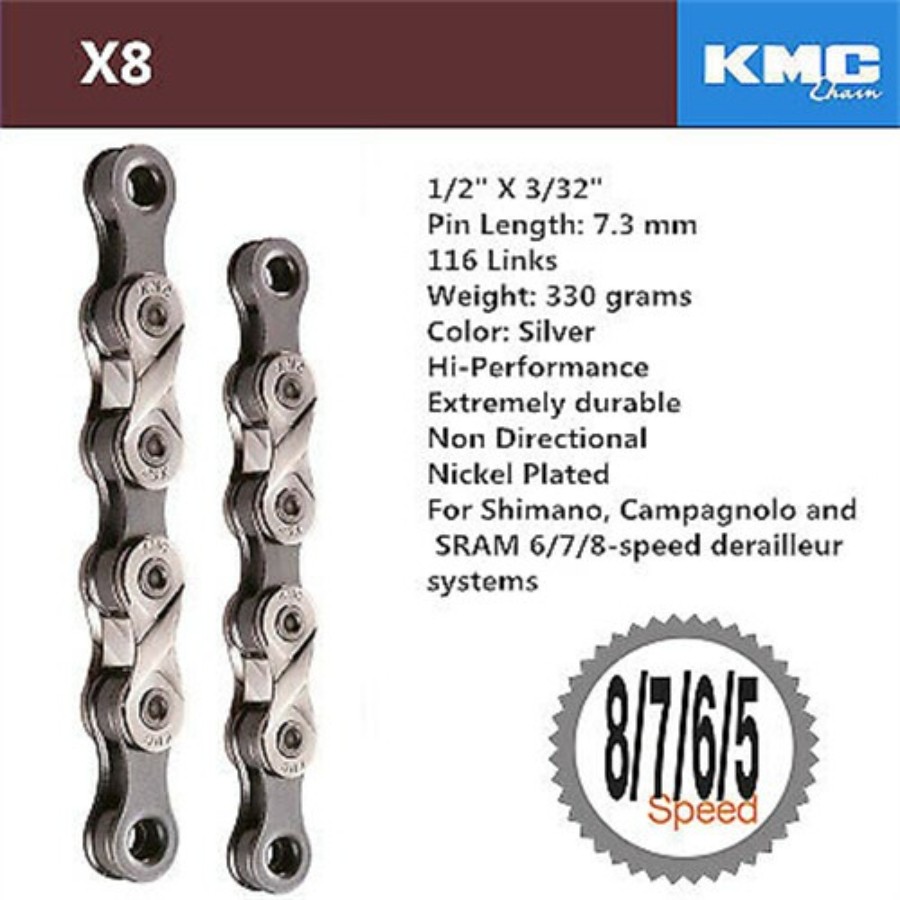 Original KMC 8/9/10/11/12Speed Chain w/Quick link MTB Road Bike Fit Shimano SRAM