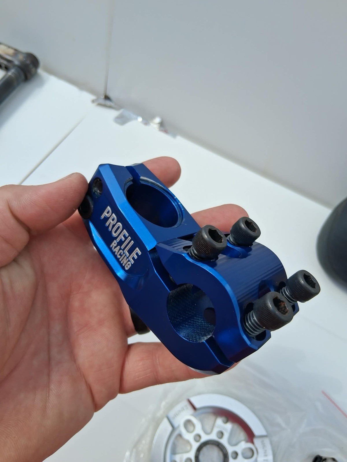 profile anodized blue stem