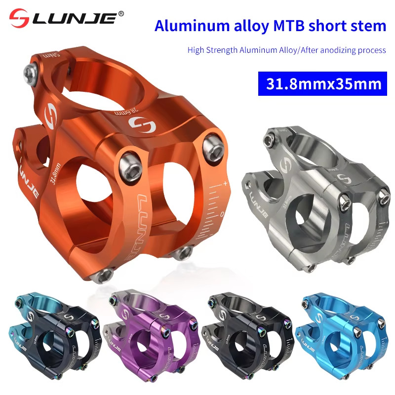 Handlebar Stem Aluminum Alloy MTB Road Bike Stem Ultralight High Strength Short