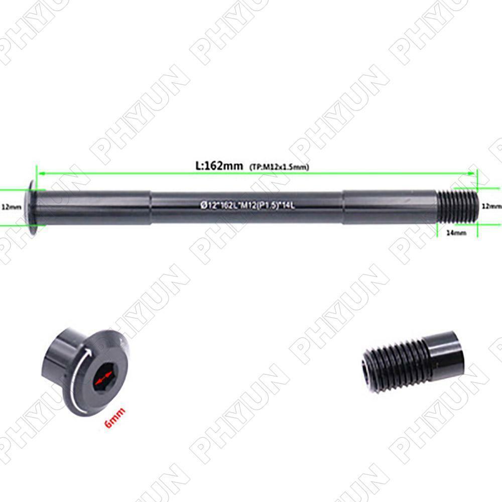 Thru Axle 12mm x 142mm Standard Thread Pitch 1.5mm For Mountain Bike Road Bike