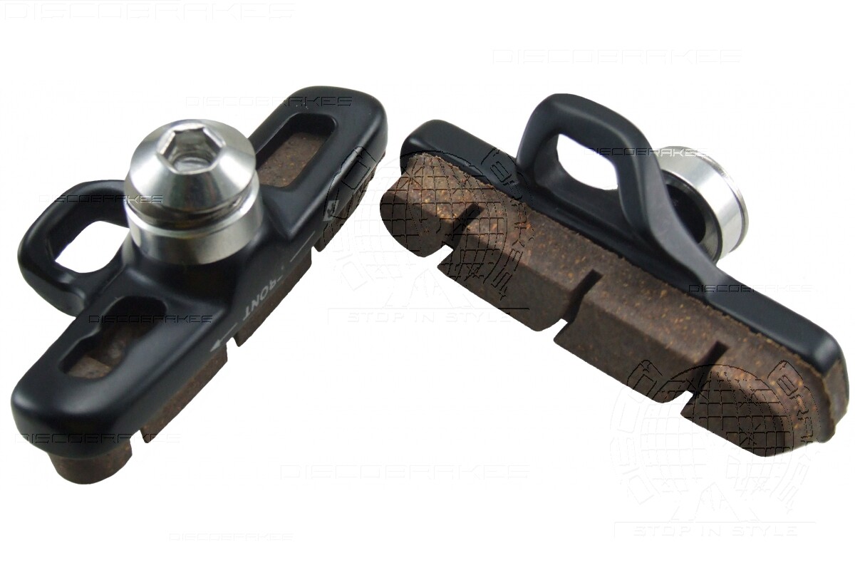 Cartridge Shoes & Carbon Rim Pads for Campagnolo Super Record 11 Speed Brakes