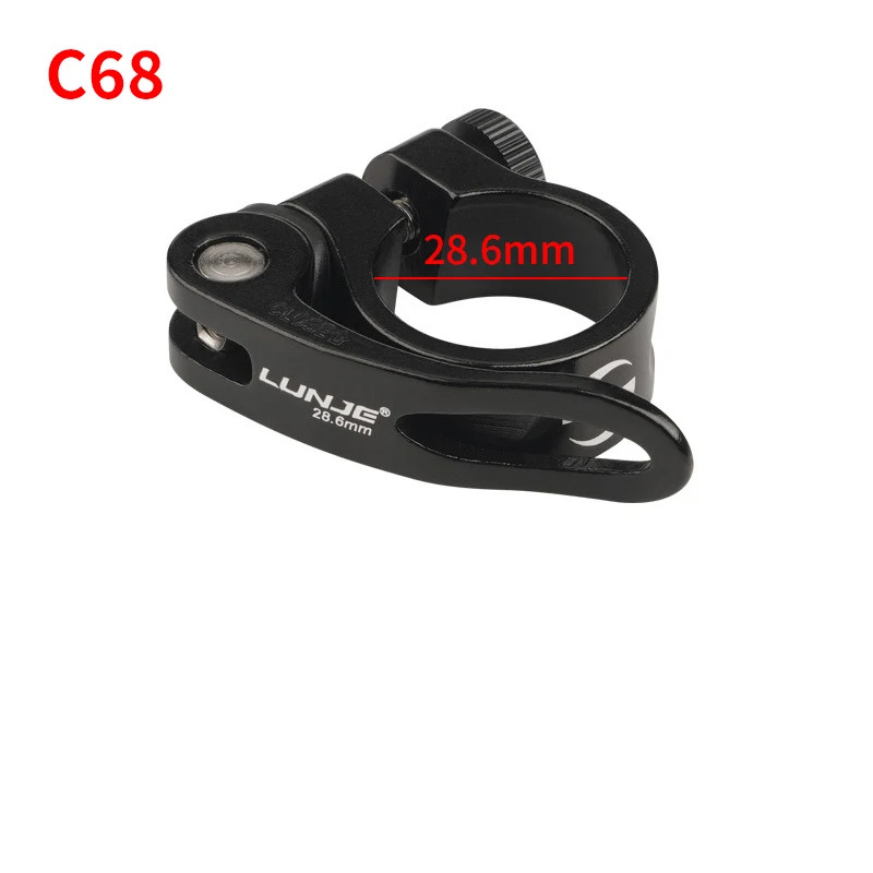 Aluminum Alloy Bicycle Seatpost Clamp Seat Tube Clamp MTB Bike Seat Tube Clip Bi