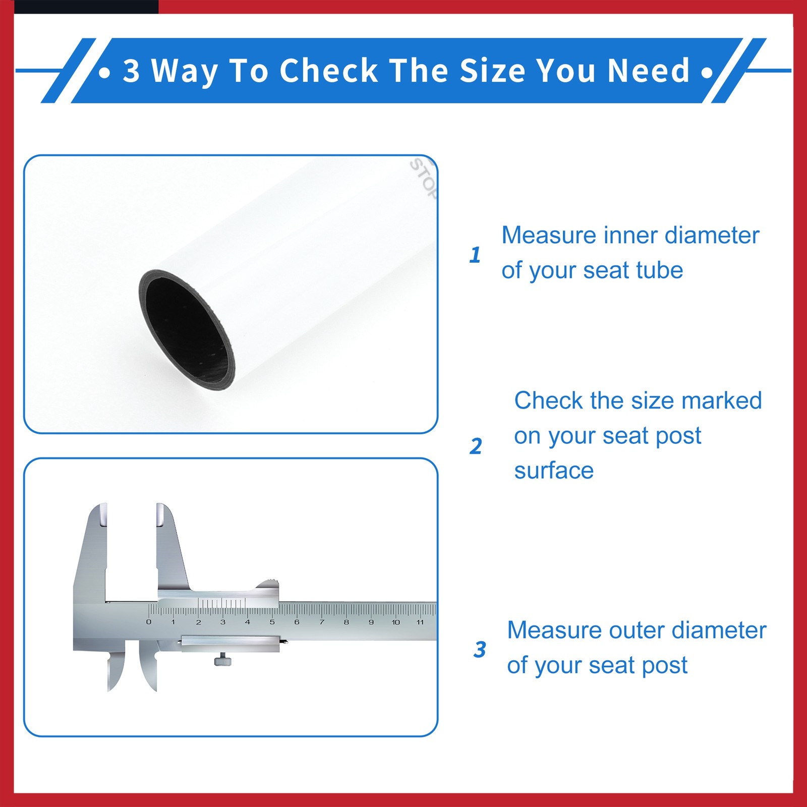 Bike Seat Post 27.2x350mm Lightweight Saddle Post Seat Tube White Carbon Fiber
