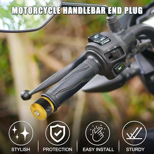 Motorcycle Handlebar End Plug Aluminum Alloy 18mm-20mm 0.71″-0.79″