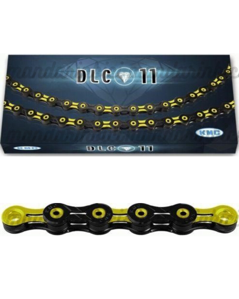 (Black/Yellow) KMC X11SL DLC ASSORTD COLORS Road CX Bike Chain fits Shimano NIB