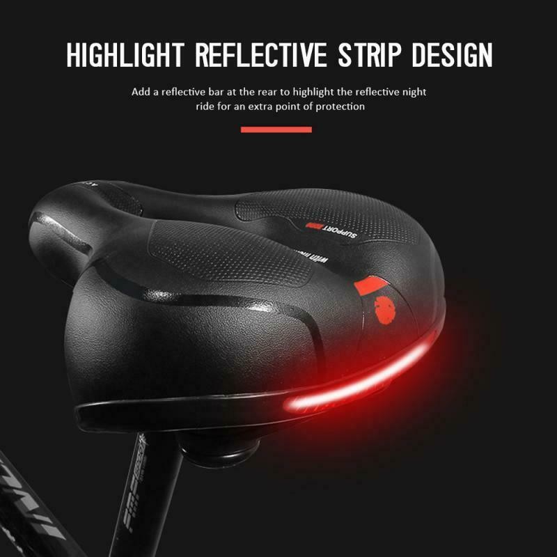 E-bike Bicycle Seat Cushion for Men Women Comfort Soft Gel Wide Bicycle Seat