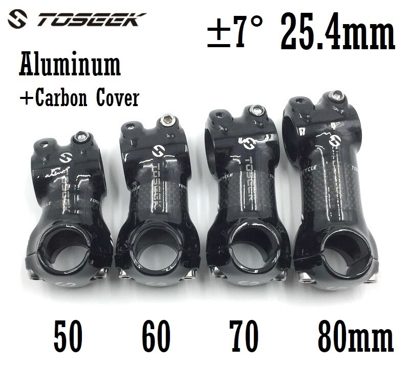 Carbon MTB Road fixie Bicycle Stems Kids Bike Riser bar Short Handlebar Stem Kit
