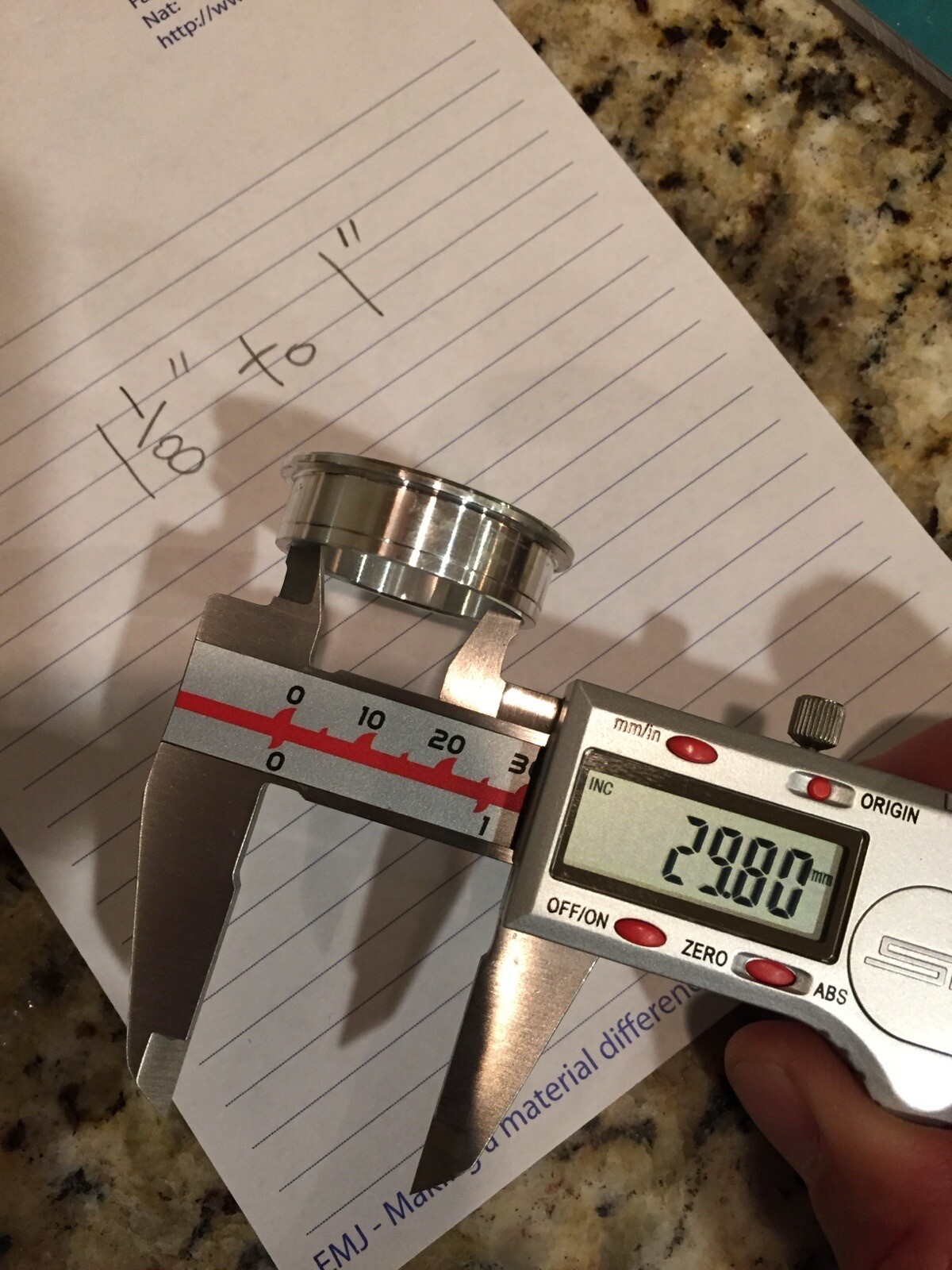 Aluminum Headset Reducer 1-1/8″ to 1″ Old Vintage New Stock 1 1/8 in to 1 in