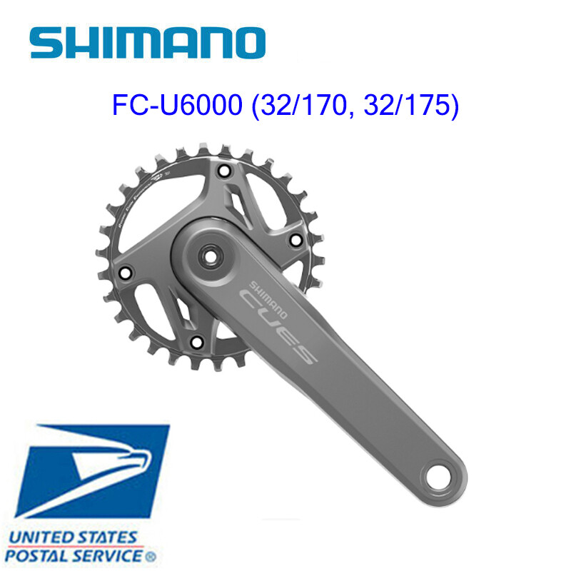 SHIMANO CUES FC-U6000 2-Piece 9 10 11 Speed Crankset 32/42T 170/175mm