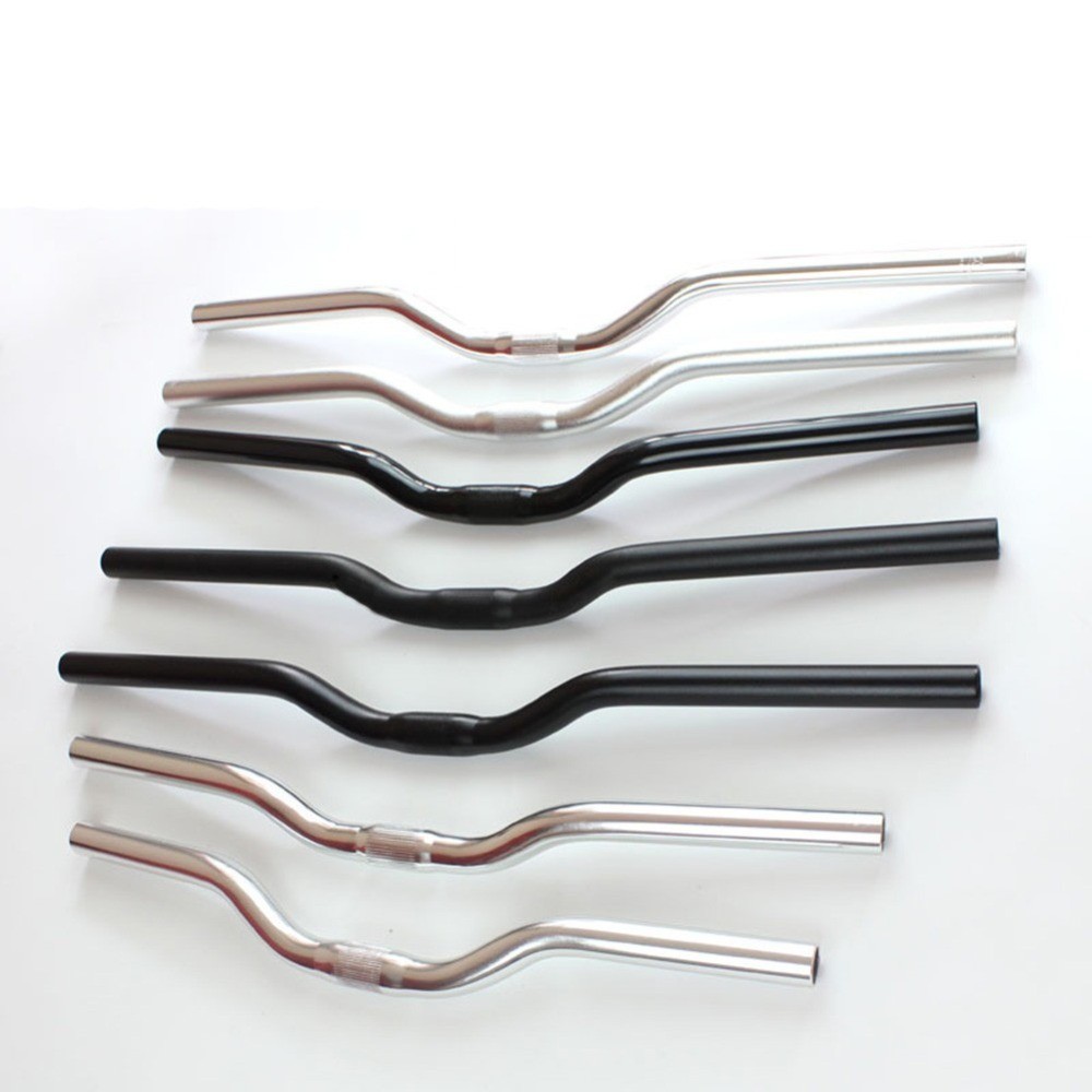 Bicycle Riser Handlebar Aluminum Alloy Mountain Bike Handlebars 25.4*480-580mm